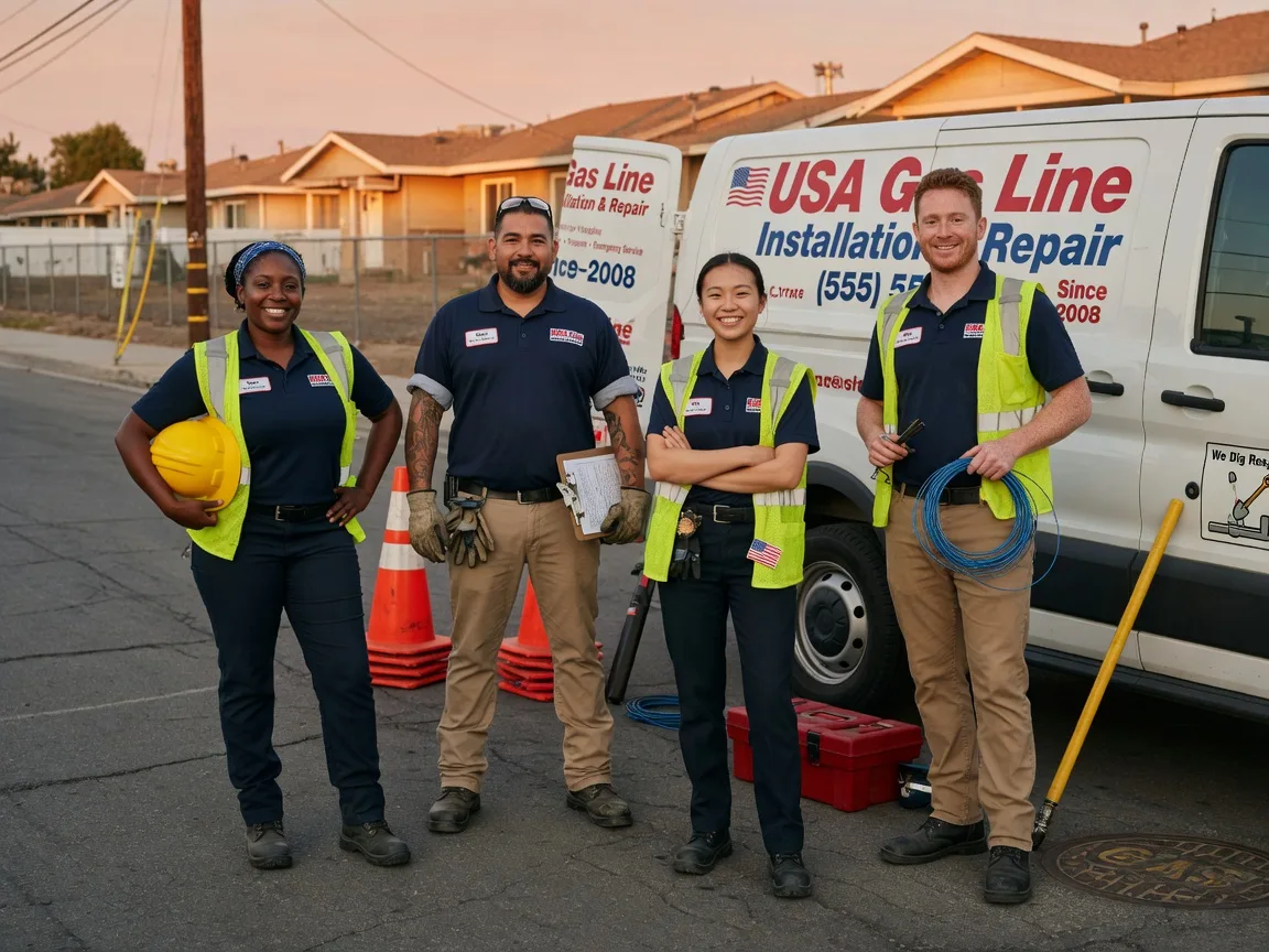 Gas Line Installation company in Elbing, KS